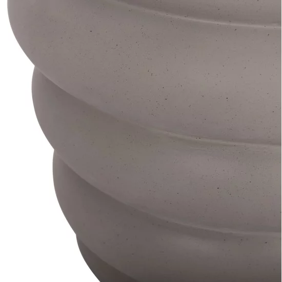 ΣΚΑΜΠΟ PUFFAT HM18172.03 FIBER CEMENT ΓΚΡΙ- ΞΥΛΟ TEAK TOP Φ45x46Υεκ.