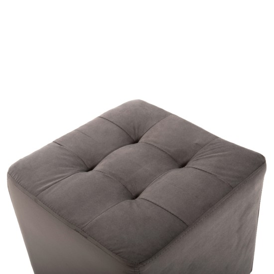 ΣΚΑΜΠΩ PUNK HM264.11 ΓΚΡΙ ΒΕΛΟΥΔΟ 39Χ39Χ36Υεκ.