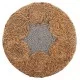ΣΚΑΜΠΟ BEAM HM7826 ΞΥΛΟ ΤΕΑΚ ΚΑΙ SEAGRASS ΣΕ ΦΥΣΙΚΟ & ΓΚΡΙ Φ43x45Yεκ.