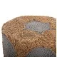 ΣΚΑΜΠΟ BEAM HM7826 ΞΥΛΟ ΤΕΑΚ ΚΑΙ SEAGRASS ΣΕ ΦΥΣΙΚΟ & ΓΚΡΙ Φ43x45Yεκ.