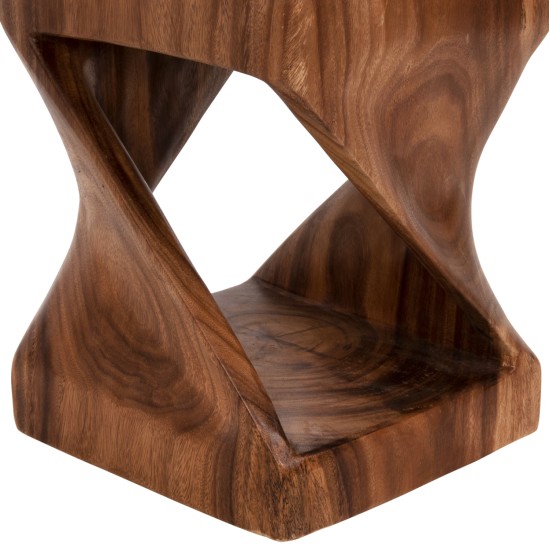 ΣΚΑΜΠΟ GEBO HM9754.11 ΤΕΤΡΑΓΩΝΟ--ΞΥΛΟ SUAR ΣΕ ΚΑΡΥΔΙ 35x35x46.5Yεκ.