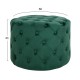 ΣΚΑΜΠΟ KASSIE ΚΥΠΑΡΙΣΣΙ ΒΕΛΟΥΔΟ ΤΥΠΟΥ CHESTERFIELD HM8406.03 Φ60x43Υ εκ.