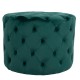 ΣΚΑΜΠΟ KASSIE ΚΥΠΑΡΙΣΣΙ ΒΕΛΟΥΔΟ ΤΥΠΟΥ CHESTERFIELD HM8406.03 Φ60x43Υ εκ.