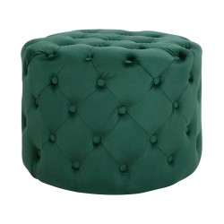 ΣΚΑΜΠΟ KASSIE ΚΥΠΑΡΙΣΣΙ ΒΕΛΟΥΔΟ ΤΥΠΟΥ CHESTERFIELD HM8406.03 Φ60x43Υ εκ.
