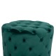ΣΚΑΜΠΟ KASSIE ΚΥΠΑΡΙΣΣΙ ΒΕΛΟΥΔΟ ΤΥΠΟΥ CHESTERFIELD HM8406.03 Φ60x43Υ εκ.