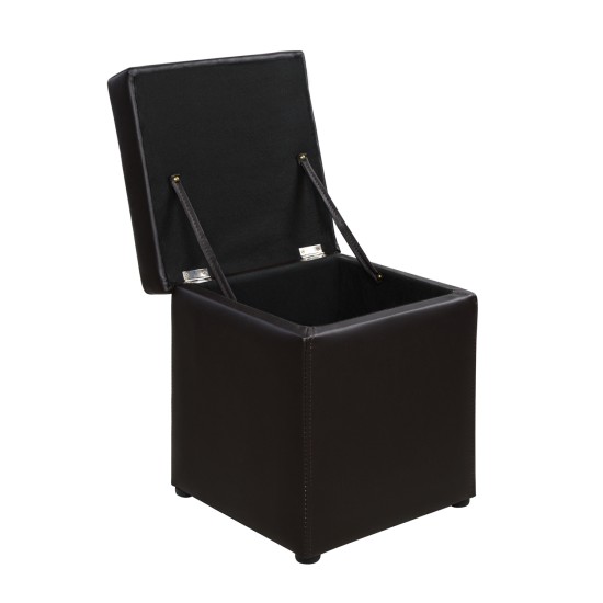 ΣΚΑΜΠΩ ΜΕ ΑΠΟΘΗΚΕΥΤΙΚΟ ΧΩΡΟ PU ΚΑΦΕ CUBE HM224.03--38x38x36.5Υεκ.