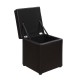 ΣΚΑΜΠΩ ΜΕ ΑΠΟΘΗΚΕΥΤΙΚΟ ΧΩΡΟ PU ΚΑΦΕ CUBE HM224.03--38x38x36.5Υεκ.