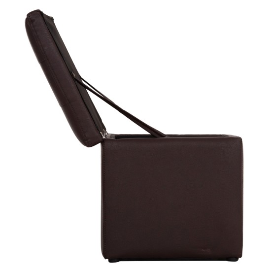 ΣΚΑΜΠΩ ΜΕ ΑΠΟΘΗΚΕΥΤΙΚΟ ΧΩΡΟ PU ΚΑΦΕ CUBE HM224.03--38x38x36.5Υεκ.