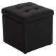 ΣΚΑΜΠΩ ΜΕ ΑΠΟΘΗΚΕΥΤΙΚΟ ΧΩΡΟ PU ΜΑΥΡΟ CUBE HM224.01 38x38x36.5Υεκ.