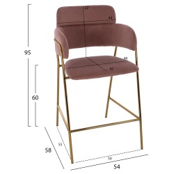 ΣΚΑΜΠΟ ΜΕΣΑΙΟΥ ΥΨΟΥΣ KELSO HM8735.02 ΒΕΛΟΥΔΟ ΣΑΠΙΟ ΜΗΛΟ ΕΠΙΧΡΥΣΟ ΣΚΕΛΕΤΟ 54x58x95Υ εκ. ΣΚΑΜΠΟ ΜΕΣΑΙΟΥ ΥΨΟΥΣ KELSO HM8735.02 ΒΕΛΟΥΔΟ ΣΑΠΙΟ ΜΗΛΟ ΕΠΙΧΡΥΣΟ ΣΚΕΛΕΤΟ 54x58x95Υ εκ.