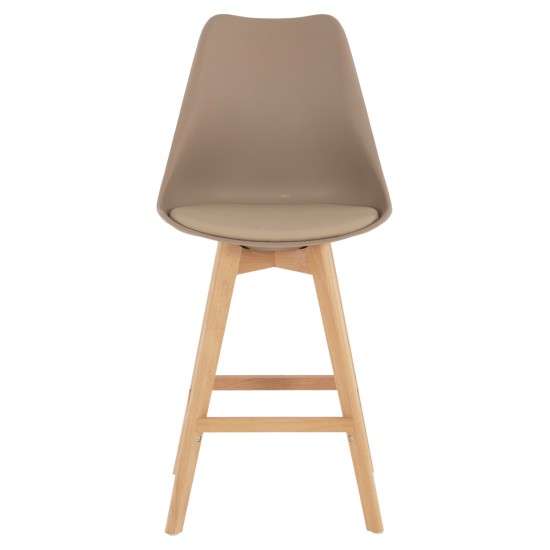 ΣΚΑΜΠΟ VEGAS ΜΕΣΑΙΟΥ ΥΨΟΥΣ ΚΑΠΟΥΤΣΙΝΟ ΦΥΣΙΚΟ HM8000.55 47x58x100Υ εκ.