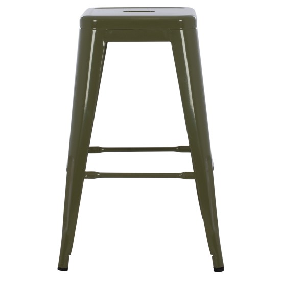 ΣΚΑΜΠΟ ΜΕΣΑΙΟΥ ΥΨΟΥΣ ΜΕΤΑΛΛΙΚΟ MELITA-PRO HM8573.48 ΜΠΛΕ 43x43x67Υεκ.