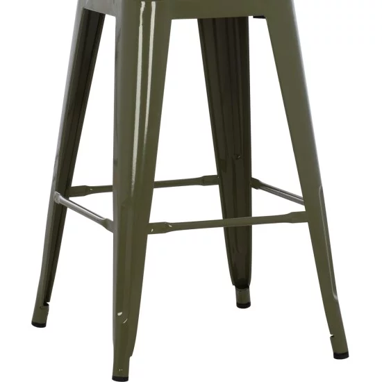 ΣΚΑΜΠΟ ΜΕΣΑΙΟΥ ΥΨΟΥΣ ΜΕΤΑΛΛΙΚΟ MELITA-PRO HM8573.48 ΜΠΛΕ 43x43x67Υεκ.