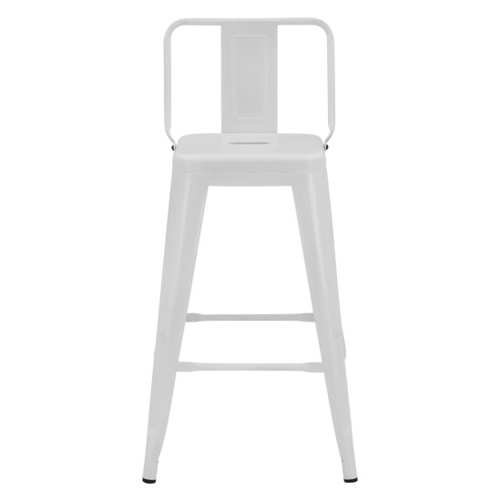 ΣΚΑΜΠΟ ΜΕΣΑΙΟΥ ΥΨΟΥΣ ΜΕΤΑΛΛΙΚΟ MELITA ΜΕ ΠΛΑΤΗ ΣΕ ΜΑΥΡΟ ΜΑΤ HM8574.32 42x42x89,5Υ εκ.