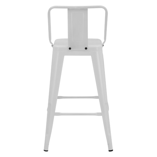 ΣΚΑΜΠΟ ΜΕΣΑΙΟΥ ΥΨΟΥΣ ΜΕΤΑΛΛΙΚΟ MELITA ΜΕ ΠΛΑΤΗ ΣΕ ΜΑΥΡΟ ΜΑΤ HM8574.32 42x42x89,5Υ εκ.