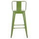 ΣΚΑΜΠΟ ΜΕΣΑΙΟΥ ΥΨΟΥΣ ΜΕΤΑΛΛΙΚΟ MELITA ΣΕ LIGHT OLIVE GREEN HM8574.13 42x42x98 εκ.