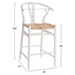 ΣΚΑΜΠΟ ΜΕΣΑΙΟΥ ΥΨΟΥΣ BRAVE ΟΞΙΑΣ ΜΕ ΔΙΧΑΛΩΤΗ ΠΛΑΤΗ ΜΑΥΡΟ HM9405.02 48x53x100Υ εκ