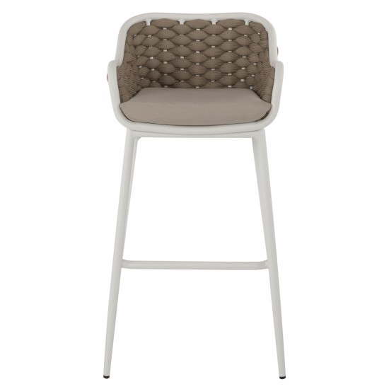 ΣΚΑΜΠΟ ΑΛΟΥΜΙΝΙΟΥ ΣΚΕΛΕΤΟΣ ΛΕΥΚΟΣ-ΣΧΟΙΝΙ ΜΠΕΖ 50x51x103Yεκ.HM5862.02