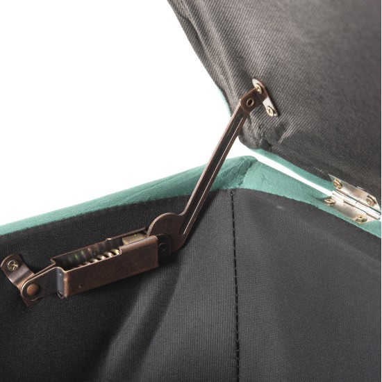 ΣΚΑΜΠΟ-ΜΠΑΟΥΛΟ ΜΕ ΑΠΟΘΗΚΕΥΤΙΚΟ ΧΩΡΟ PUNK HM279.11 ΓΚΡΙ ΒΕΛΟΥΔΟ 90x50x50Υεκ.