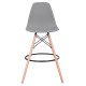 ΣΚΑΜΠΟ ΜΠΑΡ RENATA HM0173.10 ΓΚΡΙ 58x56x107Υ εκ.