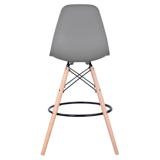 ΣΚΑΜΠΟ ΜΠΑΡ RENATA HM0173.10 ΓΚΡΙ 58x56x107Υ εκ.