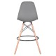 ΣΚΑΜΠΟ ΜΠΑΡ RENATA HM0173.10 ΓΚΡΙ 58x56x107Υ εκ.