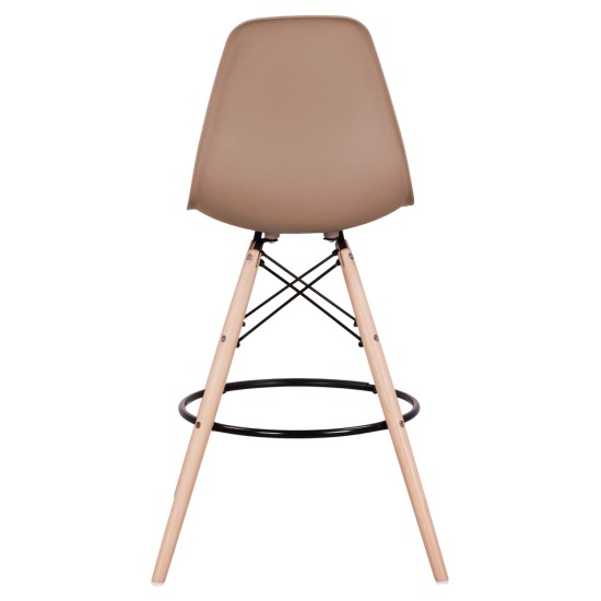 ΣΚΑΜΠΟ ΜΠΑΡ RENATA HM0173.45 ΚΑΠΟΥΤΣΙΝΟ 58x56x107Υ εκ.
