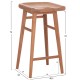 ΣΚΑΜΠΟ ΜΠΑΡ BOLMAR HM18108 ΞΥΛΟ ΤΕΑΚ ΣΕ ΦΥΣΙΚΟ 40.5x44x74Υεκ.