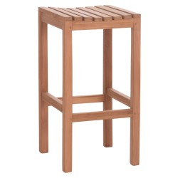 ΣΚΑΜΠΟ ΜΠΑΡ NIKOL HM18109 ΞΥΛΟ ΤΕΑΚ ΣΕ ΦΥΣΙΚΟ 40x40x77Υεκ.