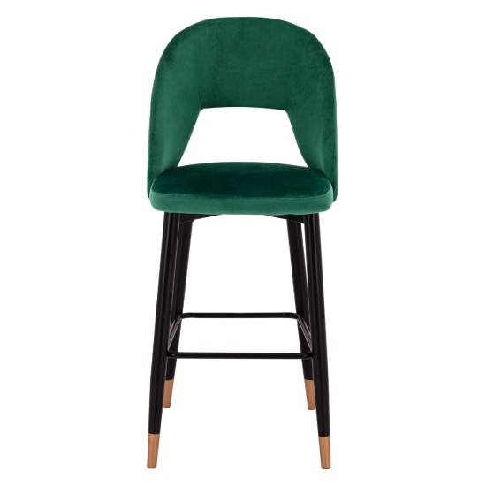 ΣΚΑΜΠΟ ΜΠΑΡ HARPER HM8526.03 ΒΕΛΟΥΔΟ ΚΥΠΑΡΙΣΣΙ ΜΕ ΜΕΤΑΛΛΙΚΟ ΣΚΕΛΕΤΟ 50x51x111Y εκ.