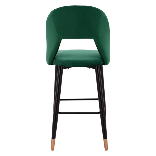 ΣΚΑΜΠΟ ΜΠΑΡ HARPER HM8526.03 ΒΕΛΟΥΔΟ ΚΥΠΑΡΙΣΣΙ ΜΕ ΜΕΤΑΛΛΙΚΟ ΣΚΕΛΕΤΟ 50x51x111Y εκ.