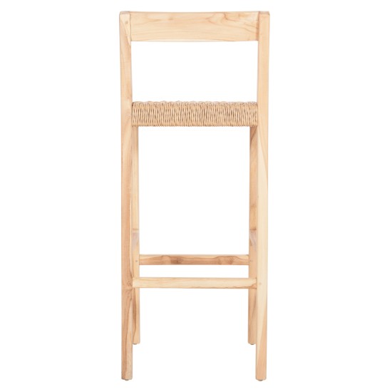 ΣΚΑΜΠΟ ΜΠΑΡ ΜΕ ΠΛΑΤΗ PLERED HM6129 ΞΥΛΟ ΤΕΑΚ & ΣΧΟΙΝΙ VIRO 40x45x100εκ.