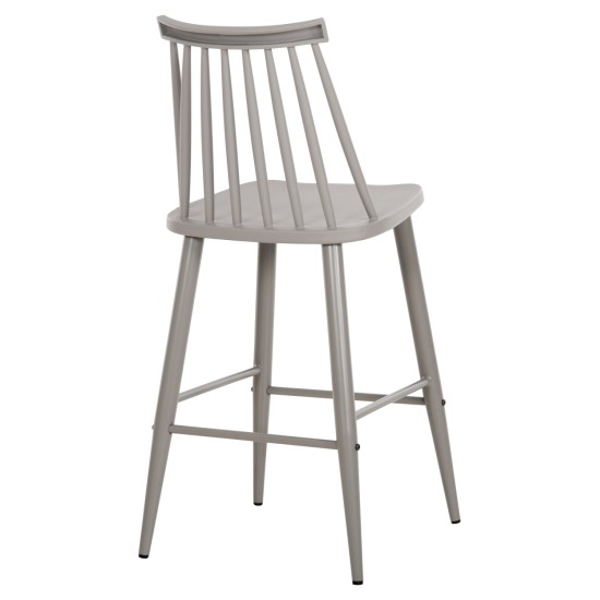 ΣΚΑΜΠΟ ΜΠΑΡ ΜΕΣ. ΥΨΟΥΣ VANESSA HM9300.20 ΠΟΛΥΠΡΟΠΥΛΕΝΙΟ & ΜΕΤΑΛΛΟ-ΓΚΡΙ 45,5x46x97Υεκ