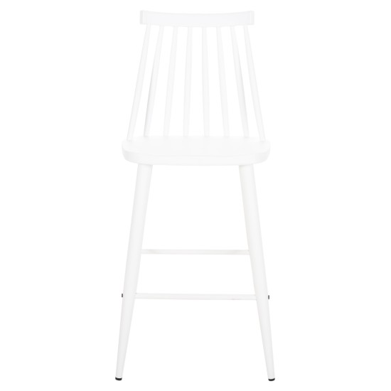 ΣΚΑΜΠΟ ΜΠΑΡ ΜΕΣΑΙΟΥ ΥΨΟΥΣ VANESSA HM9300.11 ΠΟΛΥΠΡΟΠΥΛΕΝΙΟ & ΜΕΤΑΛΛΟ-ΛΕΥΚΟ 45,5x46x97Υεκ