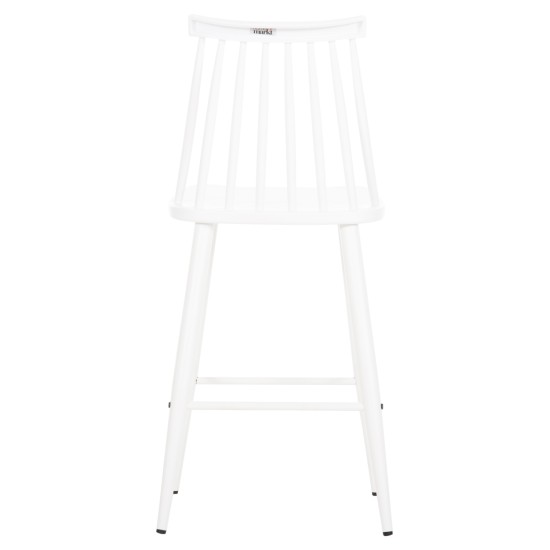 ΣΚΑΜΠΟ ΜΠΑΡ ΜΕΣΑΙΟΥ ΥΨΟΥΣ VANESSA HM9300.11 ΠΟΛΥΠΡΟΠΥΛΕΝΙΟ & ΜΕΤΑΛΛΟ-ΛΕΥΚΟ 45,5x46x97Υεκ