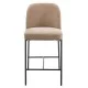 ΣΚΑΜΠΟ ΜΠΑΡ ΜΕΣ.ΥΨΟΥΣ MANIDO HM18427.02 TAUPE ΥΦΑΣΜΑ-ΜΕΤΑΛ.ΜΑΥΡΟΣ ΣΚΕΛΕΤΟΣ 47x54x94Υεκ
