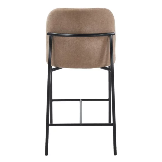 ΣΚΑΜΠΟ ΜΠΑΡ ΜΕΣ.ΥΨΟΥΣ MANIDO HM18427.02 TAUPE ΥΦΑΣΜΑ-ΜΕΤΑΛ.ΜΑΥΡΟΣ ΣΚΕΛΕΤΟΣ 47x54x94Υεκ