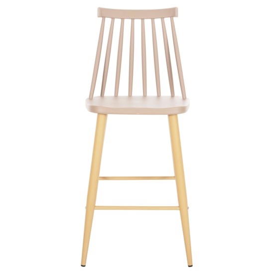 ΣΚΑΜΠΟ ΜΠΑΡ ΜΕΣ.ΥΨΟΥΣ VANESSA HM9300.25 ΚΑΠΟΥΤΣΙΝΟ PP & ΠΟΔΙΑ ΟΨΗ ΞΥΛΟΥ 45,5x46x97Υεκ