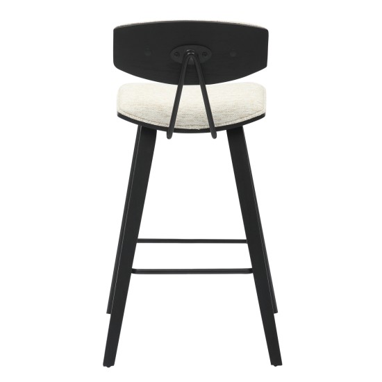 ΣΚΑΜΠΟ ΜΠΑΡ ΜΕΣ.ΥΨΟΥΣ INOVER HM9984.02 ΜΑΥΡΟ ΜΕΤΑΛΛΟ & Κ.Π.-ΕΚΡΟΥ ΥΦΑΣΜΑ 50,5x49x90Υεκ.