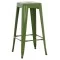 ΣΚΑΜΠΟ ΜΠΑΡ ΜΕΤΑΛΛΙΚΟ MELITA-PRO HM8642.53 ΣΕ LIGHT OLIVE GREEN 43x43x78Υεκ.