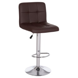 ΣΚΑΜΠΟ ΜΠΑΡ ΠΕΡΙΣΤΡΕΦΟΜΕΝΟ DIANA HM202.23 ΚΑΦΕ PU--ΜΕΤΑΛΛΟ ΧΡΩΜΙΟ 44x52x109Υεκ.