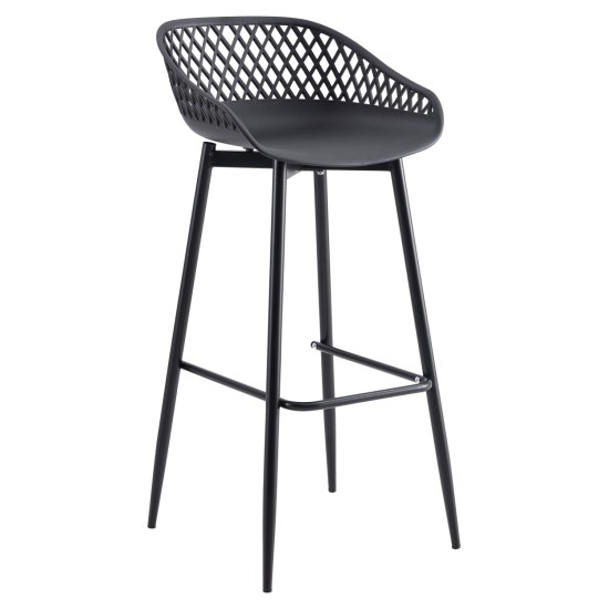 ΣΚΑΜΠΟ ΠΟΛΥΠΡΟΠΥΛΕΝΙΟΥ AVAYA HM8686.12 ΜΑΥΡΟ ΜΕ ΜΕΤΑΛΛΙΚΑ ΠΟΔΙΑ 45x45x97Υ εκ.