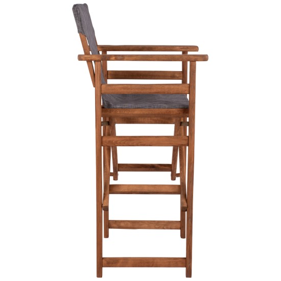 ΣΚΑΜΠΟ ΣΚΗΝΟΘΕΤΗ ΛΗΜΝΟΣ ΚΑΡΥΔΙ ΜΕ TEXTILENE ΓΚΡΙ HM10374.10