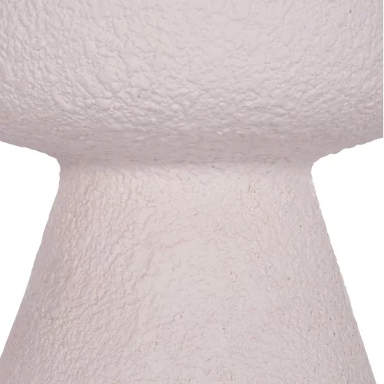 ΣΚΑΜΠΟ ΣΤΡΟΓΓΥΛΟ INTERON HM18171.02 FIBER CEMENT ΣΕ ΛΕΥΚΟ--Φ34x39Υεκ.