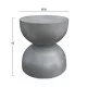 ΣΚΑΜΠΟ ΣΤΡΟΓΓΥΛΟ ZINI HM6580.01 FIBER CEMENT ΣΕ ΓΚΡΙ Φ36x43Υεκ