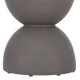 ΣΚΑΜΠΟ ΣΤΡΟΓΓΥΛΟ ZINI HM6580.01 FIBER CEMENT ΣΕ ΓΚΡΙ Φ35x43Υεκ