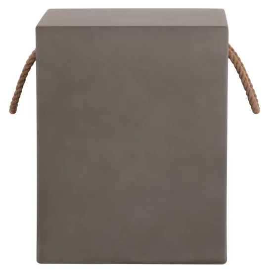 ΣΚΑΜΠΟ ΤΕΤΡΑΓΩΝΟ FIBER CEMENT ΜΕ ΧΕΡΟΥΛΙΑ ZAK HM6581.01 ΣΕ ΓΚΡΙ 36x36x45.5Υεκ