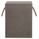 ΣΚΑΜΠΟ ΤΕΤΡΑΓΩΝΟ FIBER CEMENT ΜΕ ΧΕΡΟΥΛΙΑ ZAK HM6581.01 ΣΕ ΓΚΡΙ 36x36x45.5Υεκ