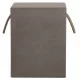 ΣΚΑΜΠΟ ΤΕΤΡΑΓΩΝΟ FIBER CEMENT ΜΕ ΧΕΡΟΥΛΙΑ ZAK HM6581.01 ΣΕ ΓΚΡΙ 36x36x45.5Υεκ