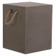 ΣΚΑΜΠΟ ΤΕΤΡΑΓΩΝΟ FIBER CEMENT ΜΕ ΧΕΡΟΥΛΙΑ ZAK HM6581.01 ΣΕ ΓΚΡΙ 36x36x45.5Υεκ